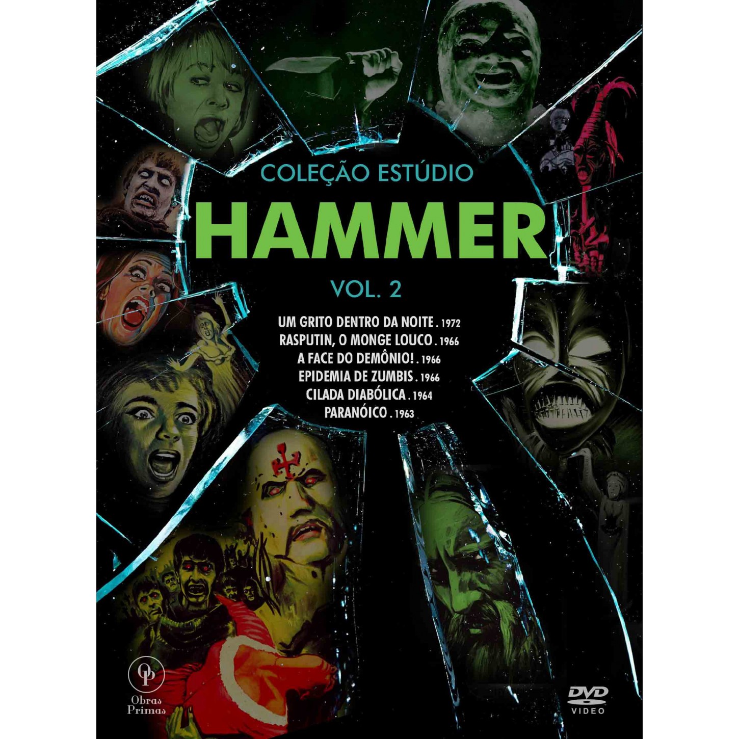 COLEÇÃO ESTÚDIO HAMMER VOL. 2 DVD BOX 3 DISCOS 6 FILMES